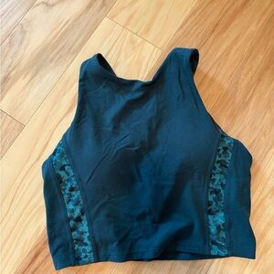 Athleta Dark Green Activewear Top